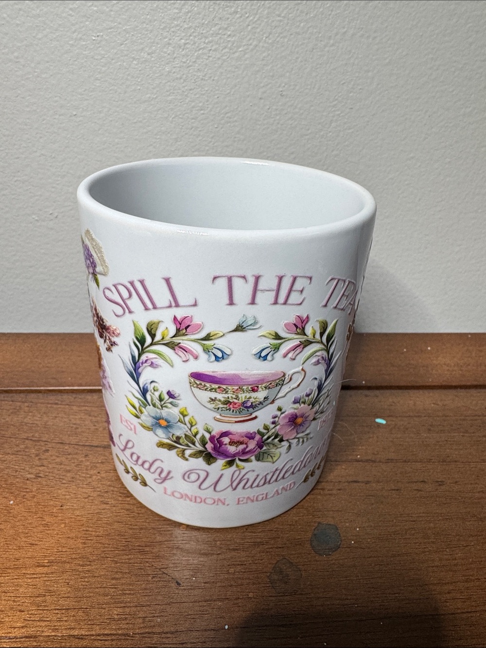 Bridgerton 'Spill the Tea' Ceramic Mug